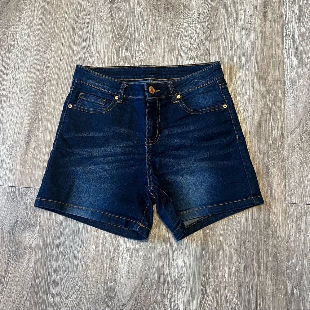 Amisu Dark Blue Jean Shorts